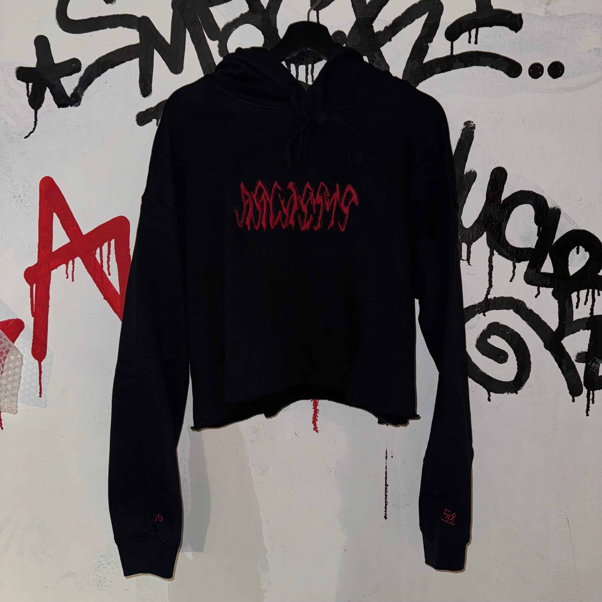 ARCHETYP 51 WOMENS CROP HOODIE