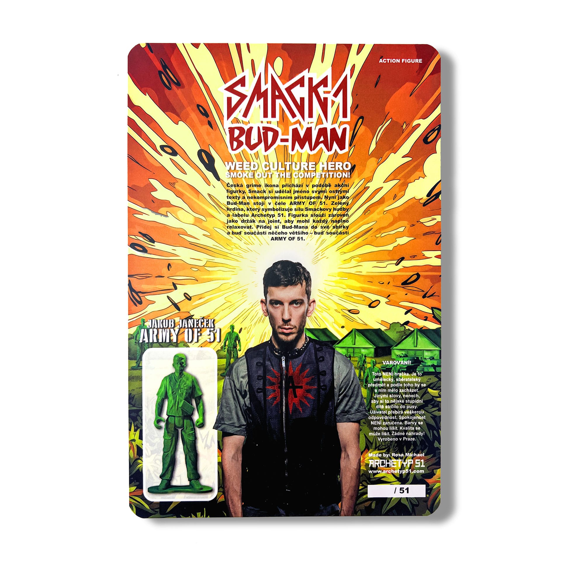 SMACK ONE BUD MAN ACTION FIGURE