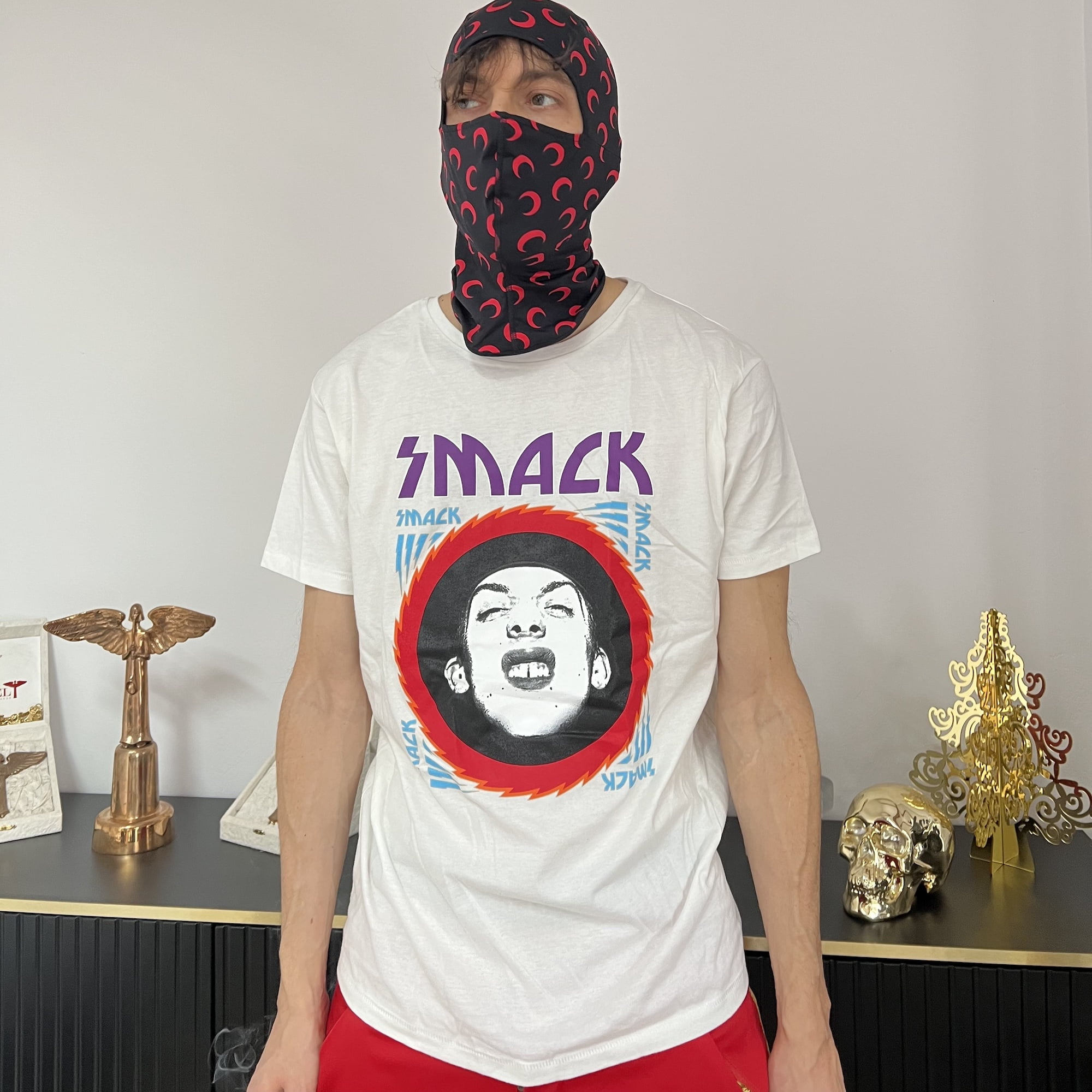 Sick Smack Band Tee White