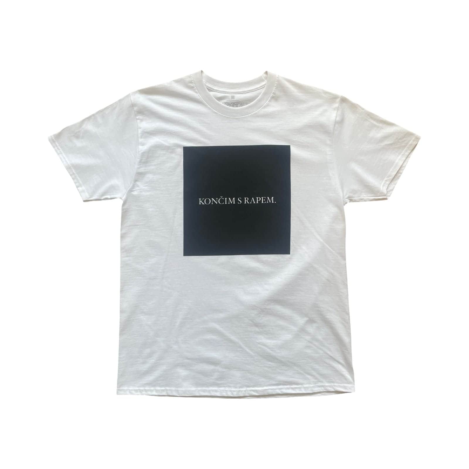 Končim S Rapem Tee White+Black