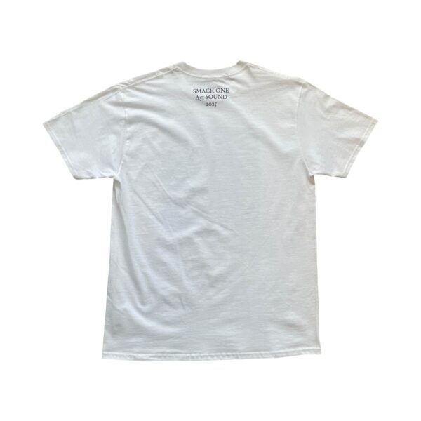 Končim S Rapem Tee White+Black - Image 2