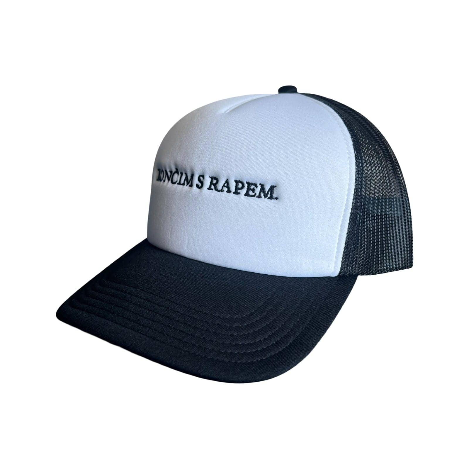 Končim s Rapem cap white+black