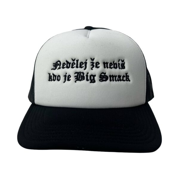 Nedělej že nevíš kdo je Big Smack cap white+black
