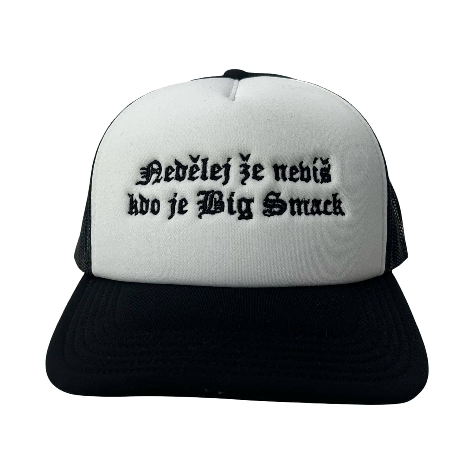 Nedělej že nevíš kdo je Big Smack cap white+black